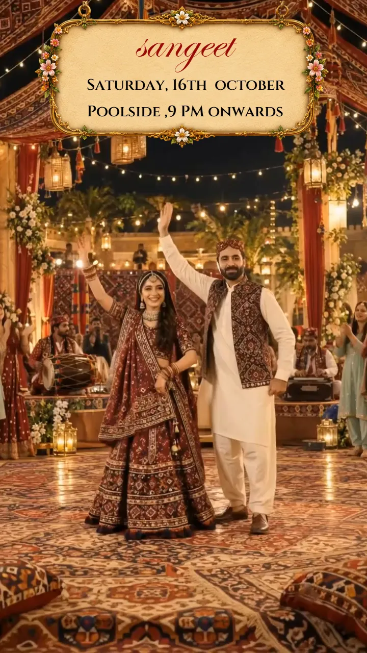 3D Sindhi Wedding Invitation Video for a Grand Celebration