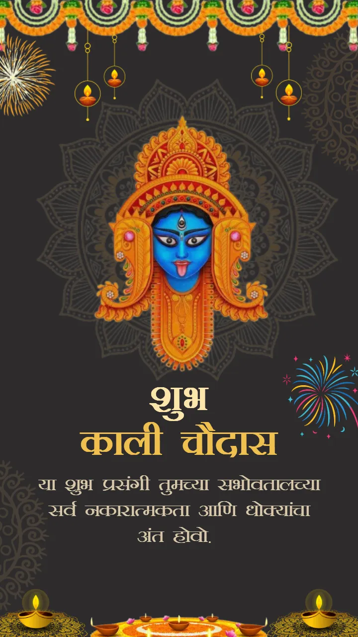 Kali Chaudas Hindi Image Download Free Festival Templates