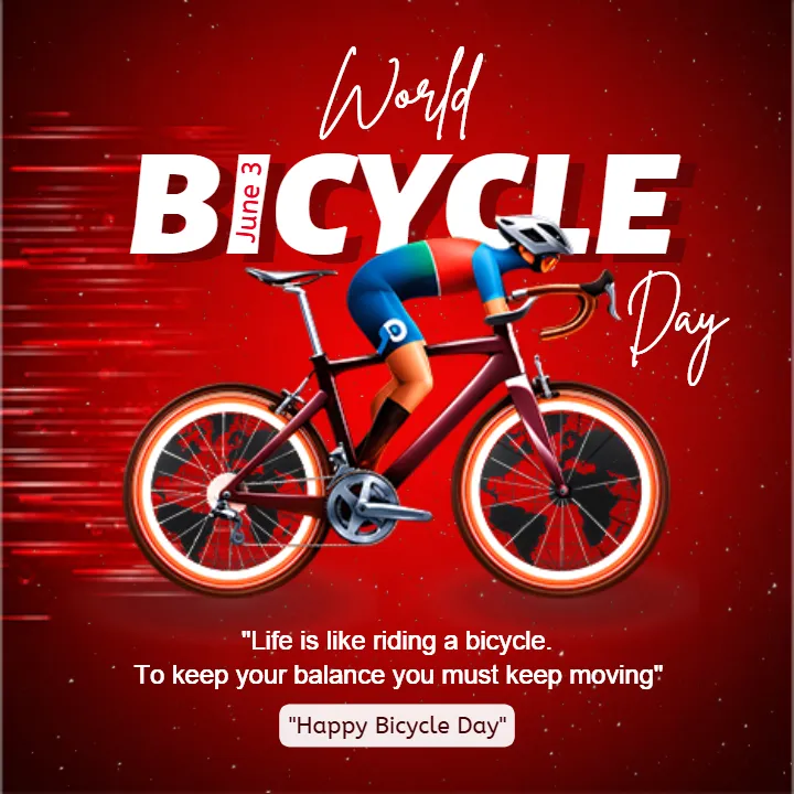 World Bicycle Day Message for Healthy and Green Living