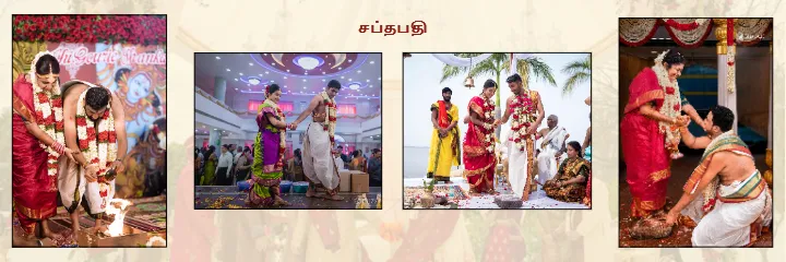 Tamil Wedding Album PSD With Temple Wedding Memories