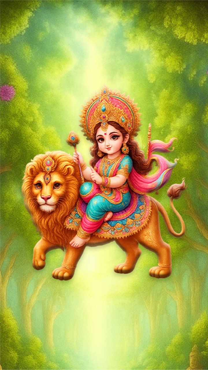 Mata Ki Chowki Invitation Video Template with Mata Rani