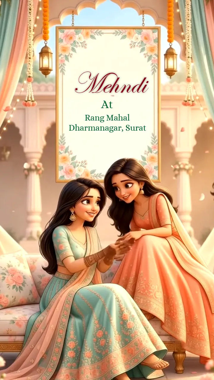 Wedding Invitation Video With Elegant Royal Marriage Theme