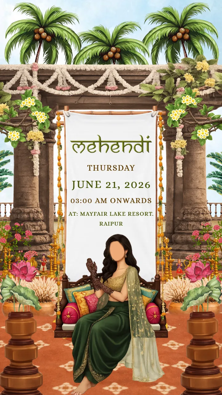 Tamil Wedding Invitation Video with Traditional Theme