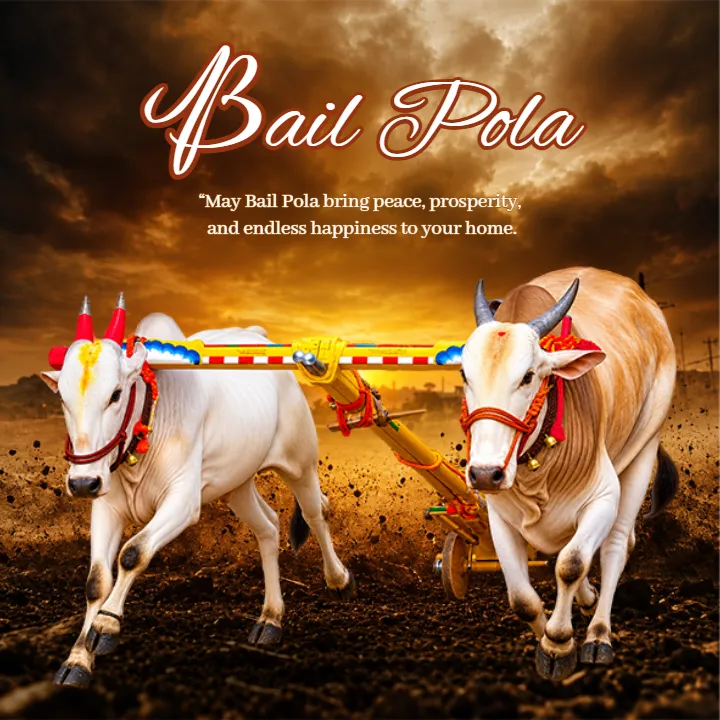 Bail Pola Images in English for Festival Celebrations