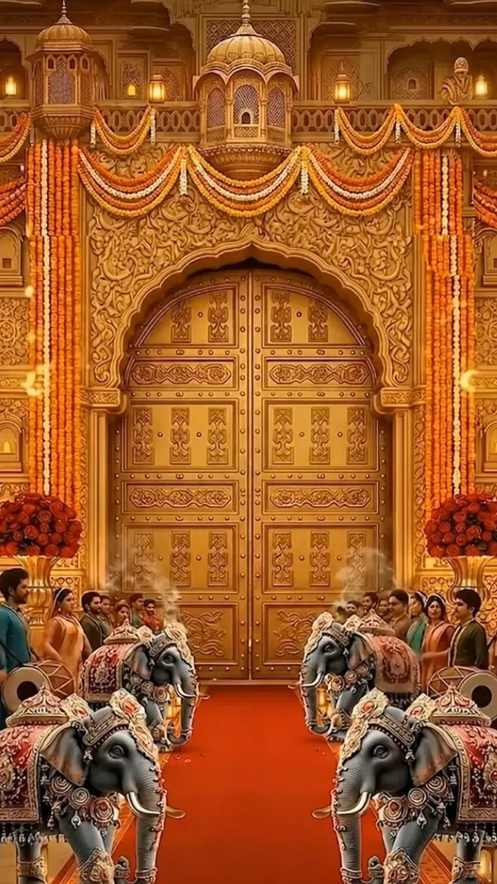 3D Wedding Invitation Video Royal Palace Theme