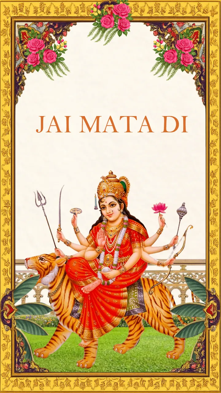 Beautiful Mata Ki Chowki Invitation Video for Peafowl Theme