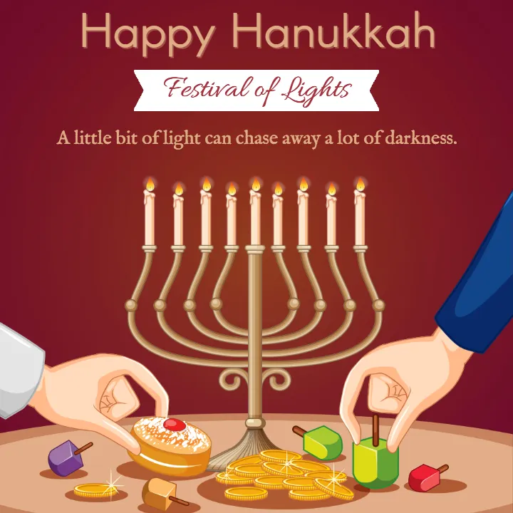 Happy Hanukkah Festival of Lights image