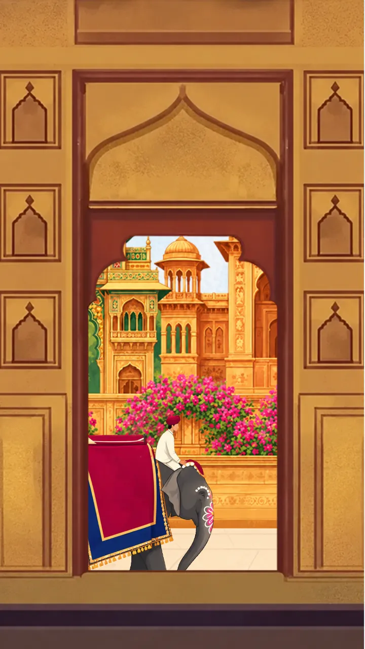 Wedding Invitation Video for Jaipur Palace Wedding Scenes