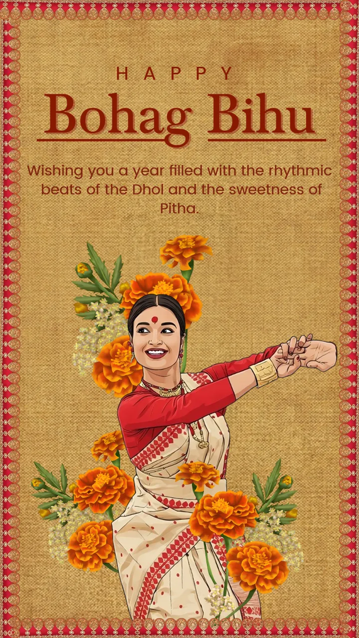 Modern Happy Bohag Bihu Status Video in English Download