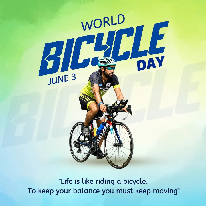 Unique World Bicycle Day Quotes in English for WhatsApp