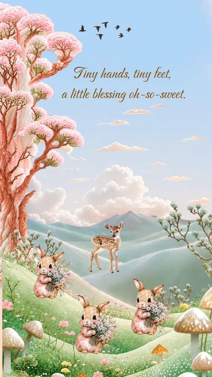 Cradle Ceremony Invitation Video with Adorable Animals