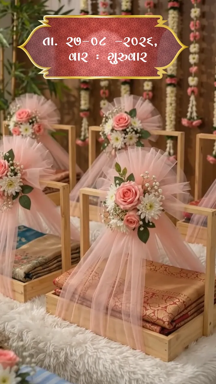 3D Gujarati Wedding Invitation Video for Grand Celebrations