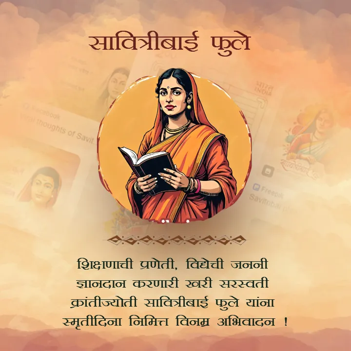 Best Savitribai Phule Shayari Image in Hindi for Sharing