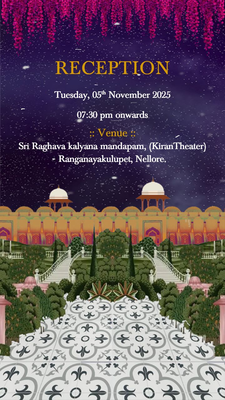 Create Wedding Invitation Card with Lake View Theme