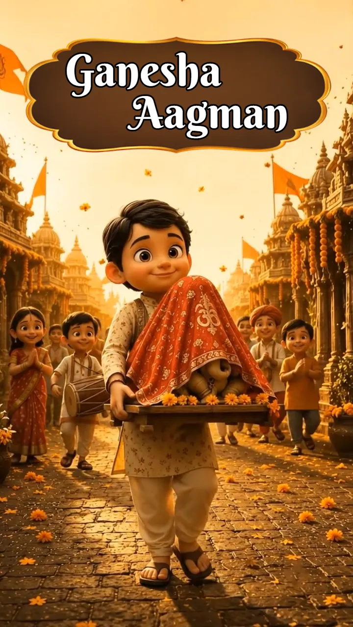 Ganpati Bappa Invitation Video to Invite Family and Friends