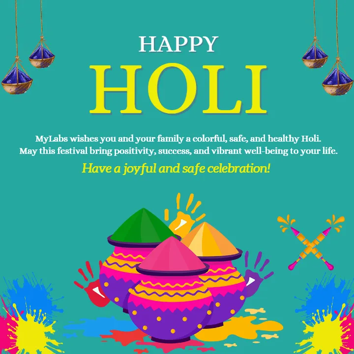 Colorful Holi Festival Post to Spread Happiness