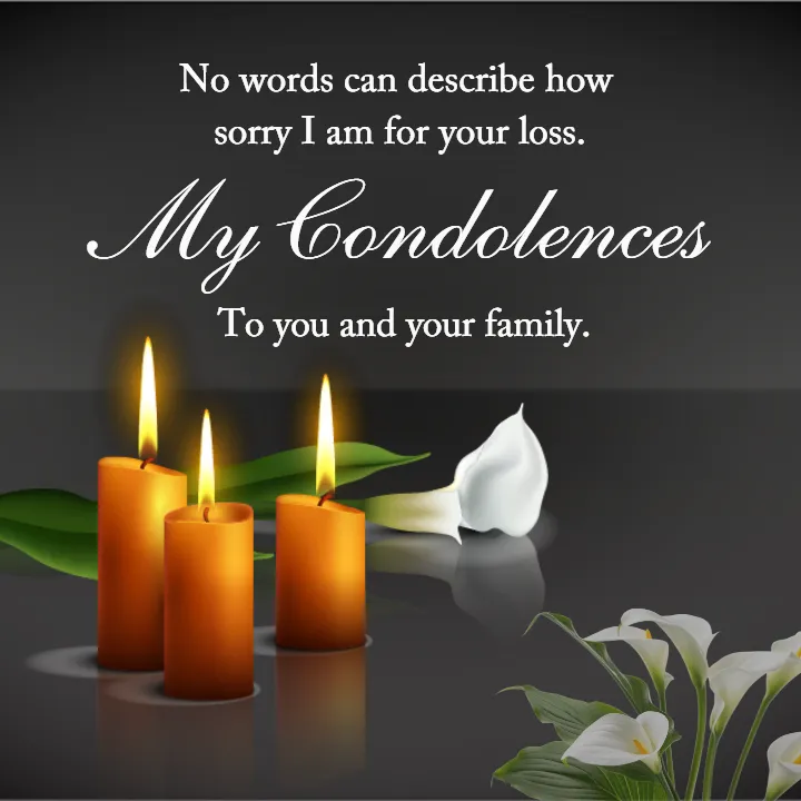 Condolence card messages to express deep sorrow