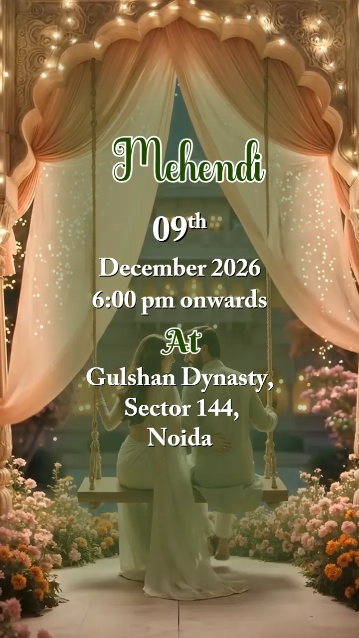 Modern 3D Wedding Invitation Video Templates