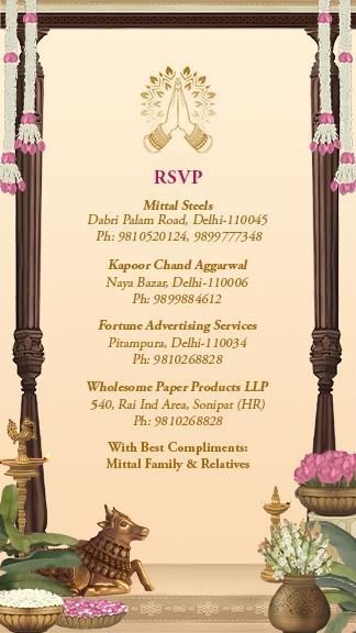 Royal Indian Wedding Invitation Template for Your Big Day