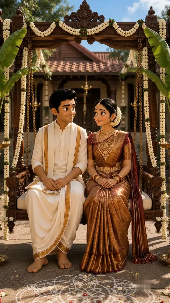 3D Tamil Wedding Invitation Video in South Indian Style