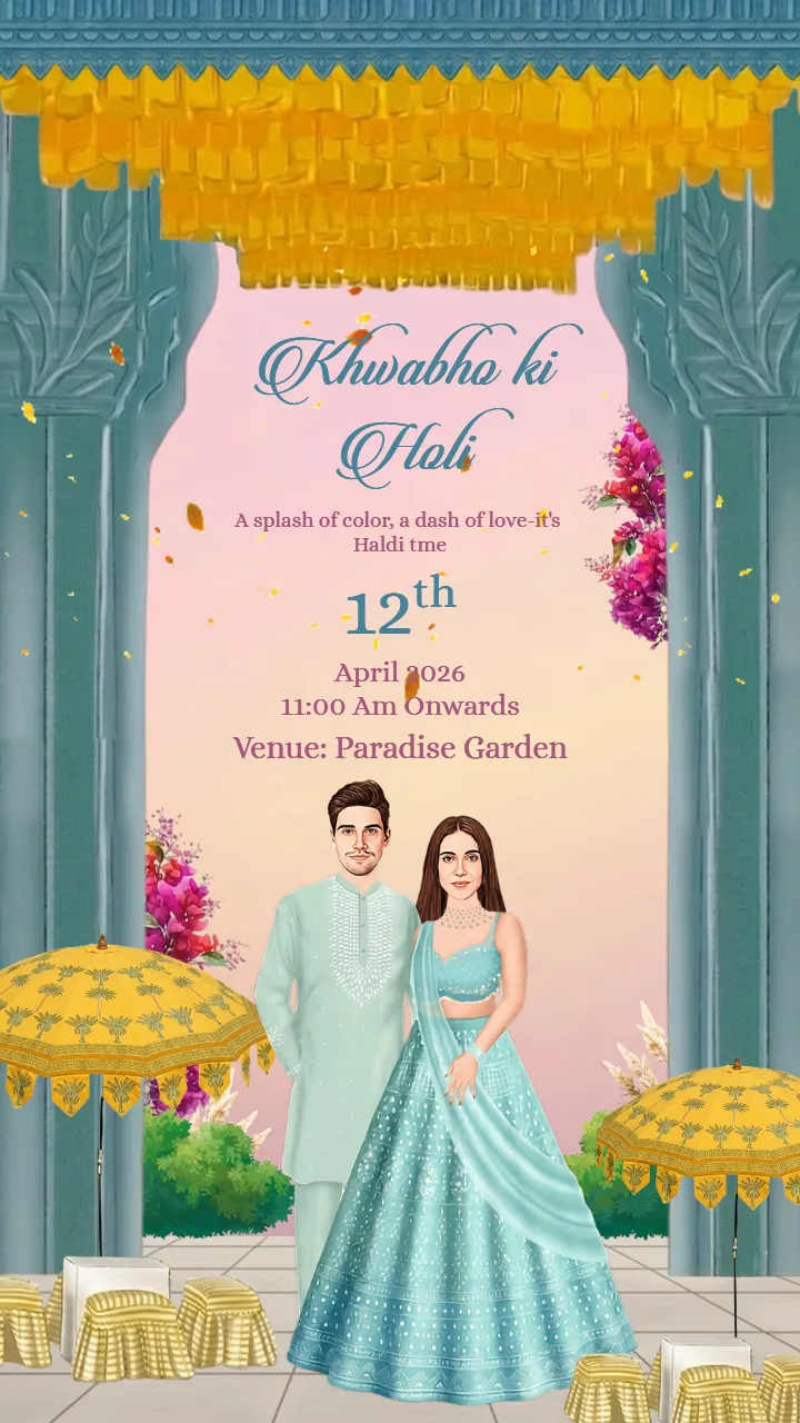 Creative Indian Wedding Invitation Video in English Download