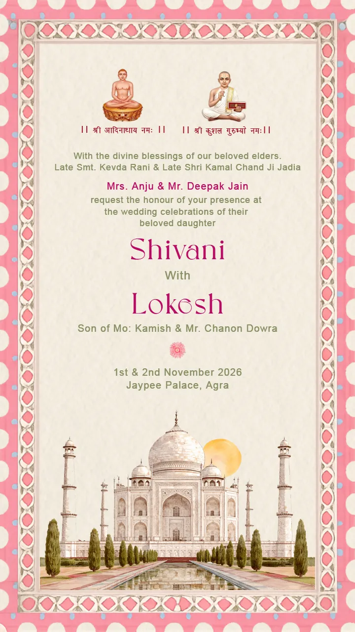 Animated Postcard Wedding Invitation Video for Your Big Day