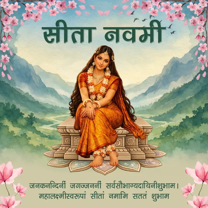 Best Sita Navami Wishes in Sanskrit for WhatsApp Status