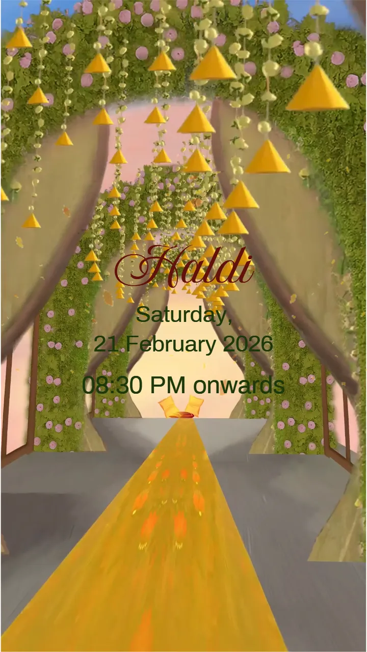 3D Wedding Invitation Video for Gujarati Wedding