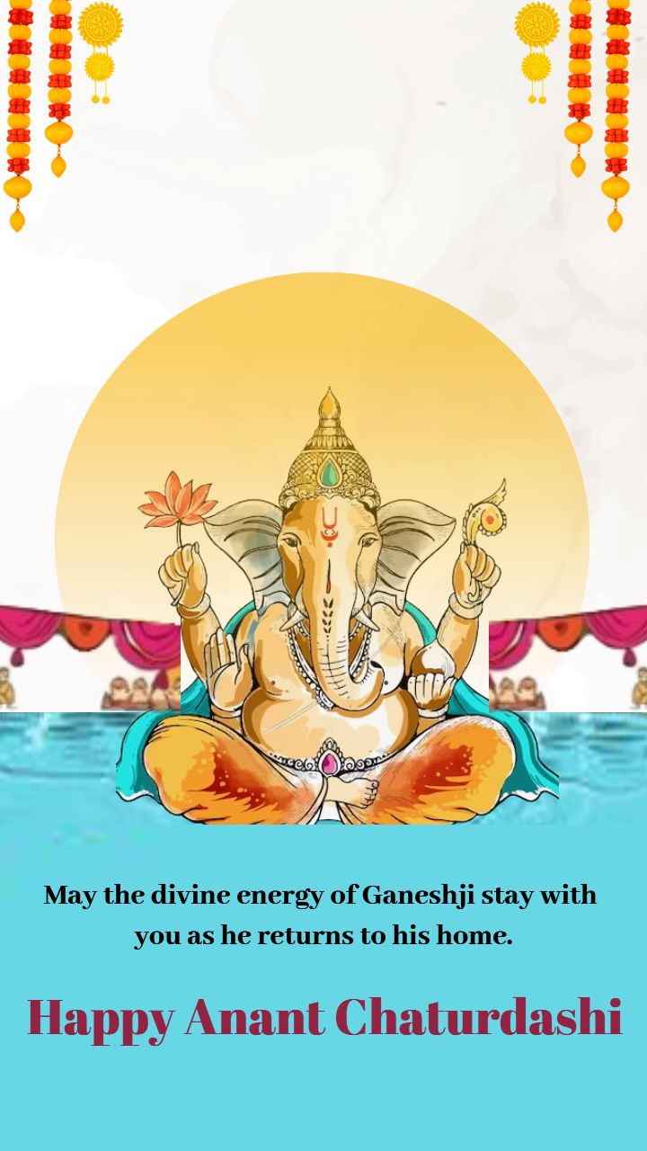 Unique Happy Anant Chaturdashi Images for Download