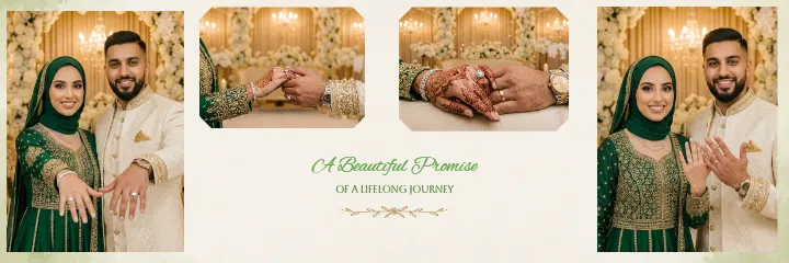 Muslim Engagement Album Premium Islamic Wedding PSD Layout