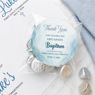Christening Thank You Tag for Memorable Baptism Celebration