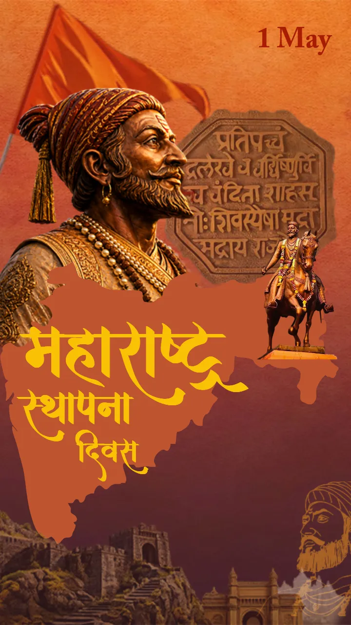 Happy Maharashtra Sthapana Day Status Video Download HD