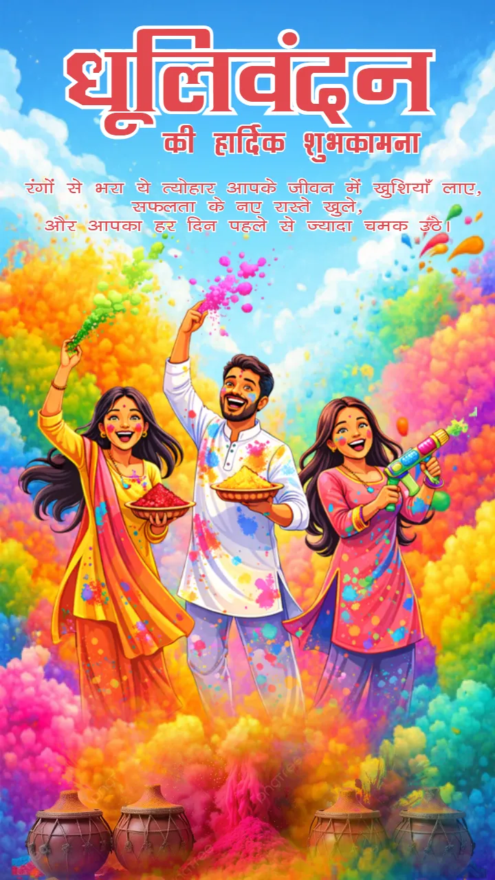 Dhulivandan Wishes for Friends 2026 Greetings in Hindi