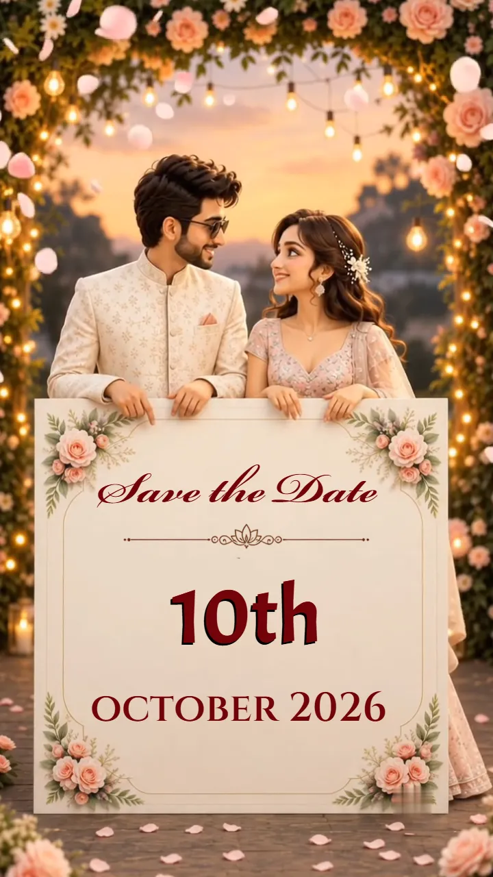 Wedding Save The Date Video  to Share Your Wedding Date
