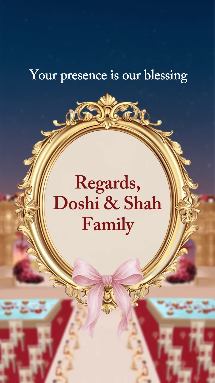 Beautiful Wedding Invitation Video with Caricature Theme