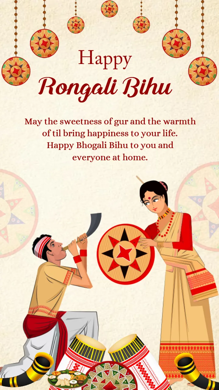 Happy Bohag Bihu Quotes to Share Joy and Happiness