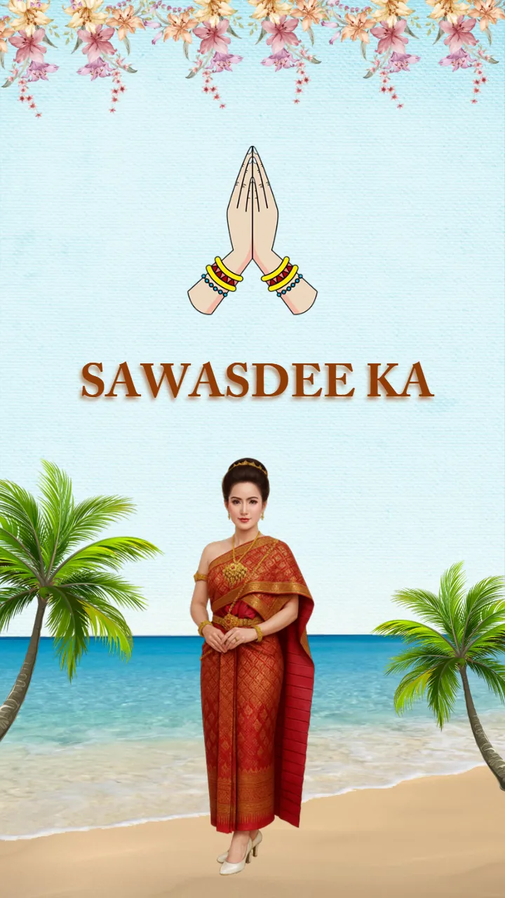 Save the date video with Cultural Thai Wedding Aesthetic