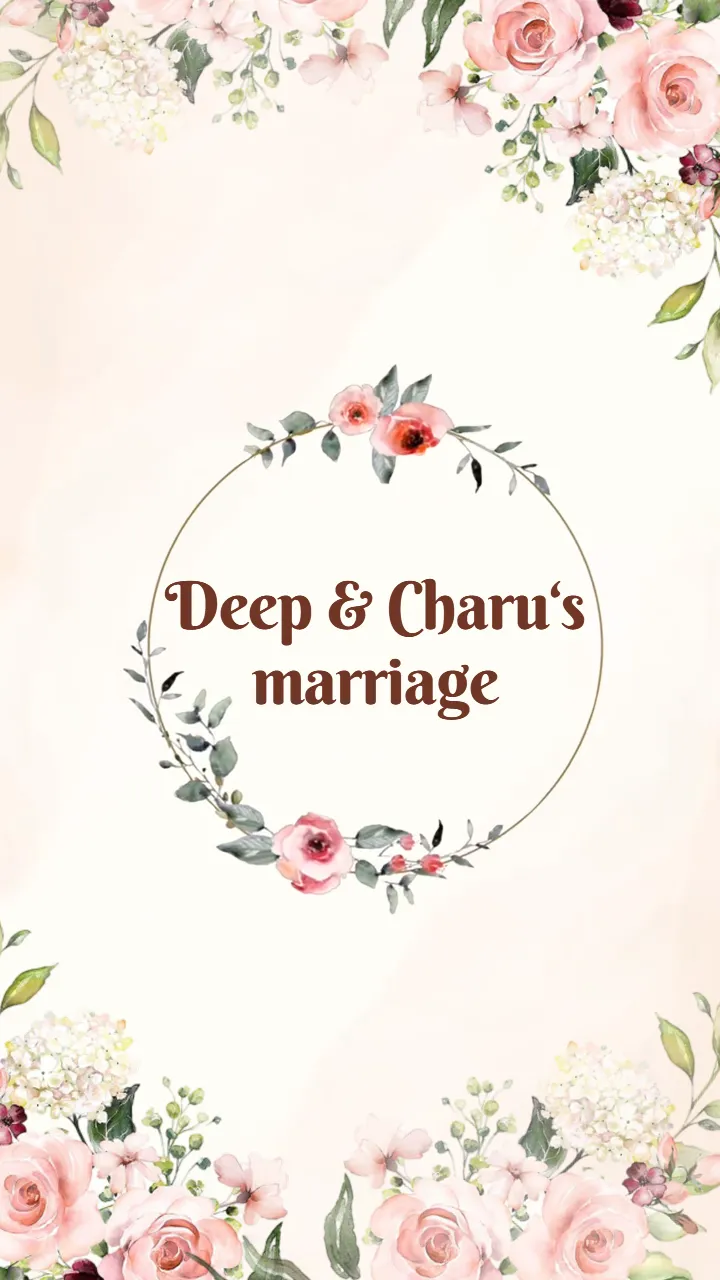 save the date wedding invitation video with floral design