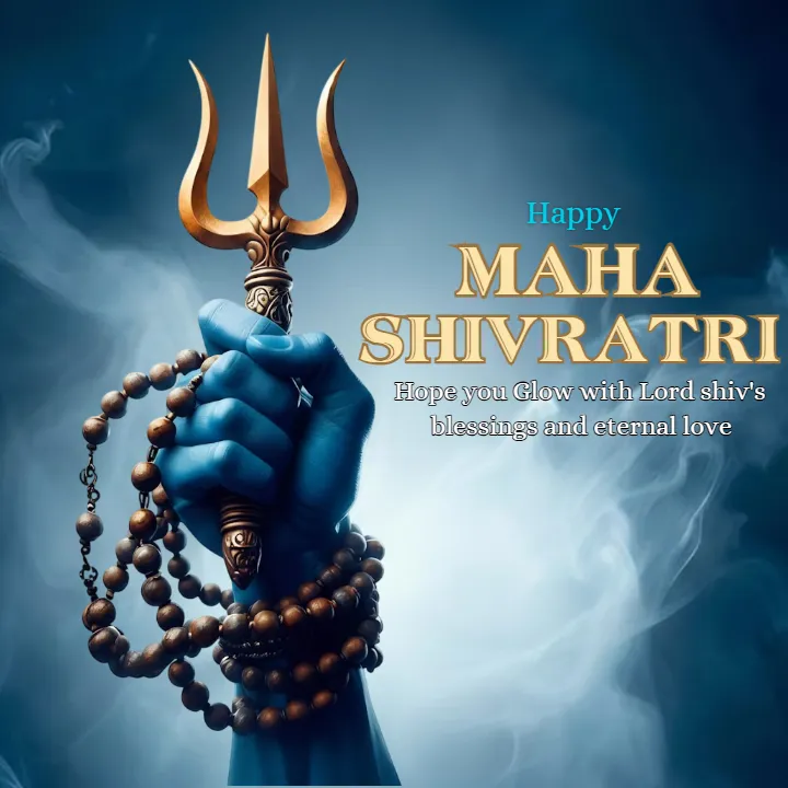 Maha Shivratri Messages Inspired by Trishul and Rudraksha