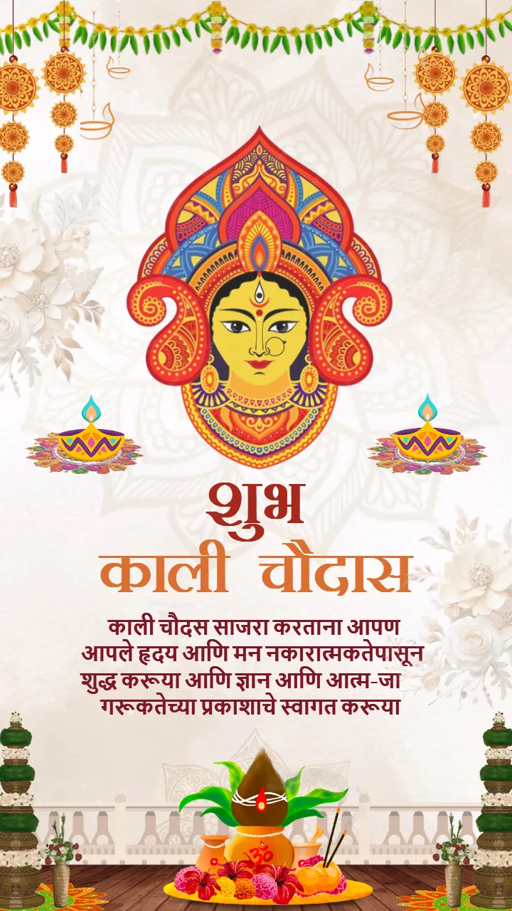 kali chaudas hindi picture Templates for Online Greetings