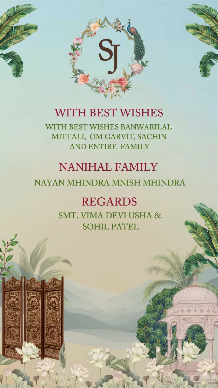 Wedding Invitation Video Luxury Royal Wedding Invite