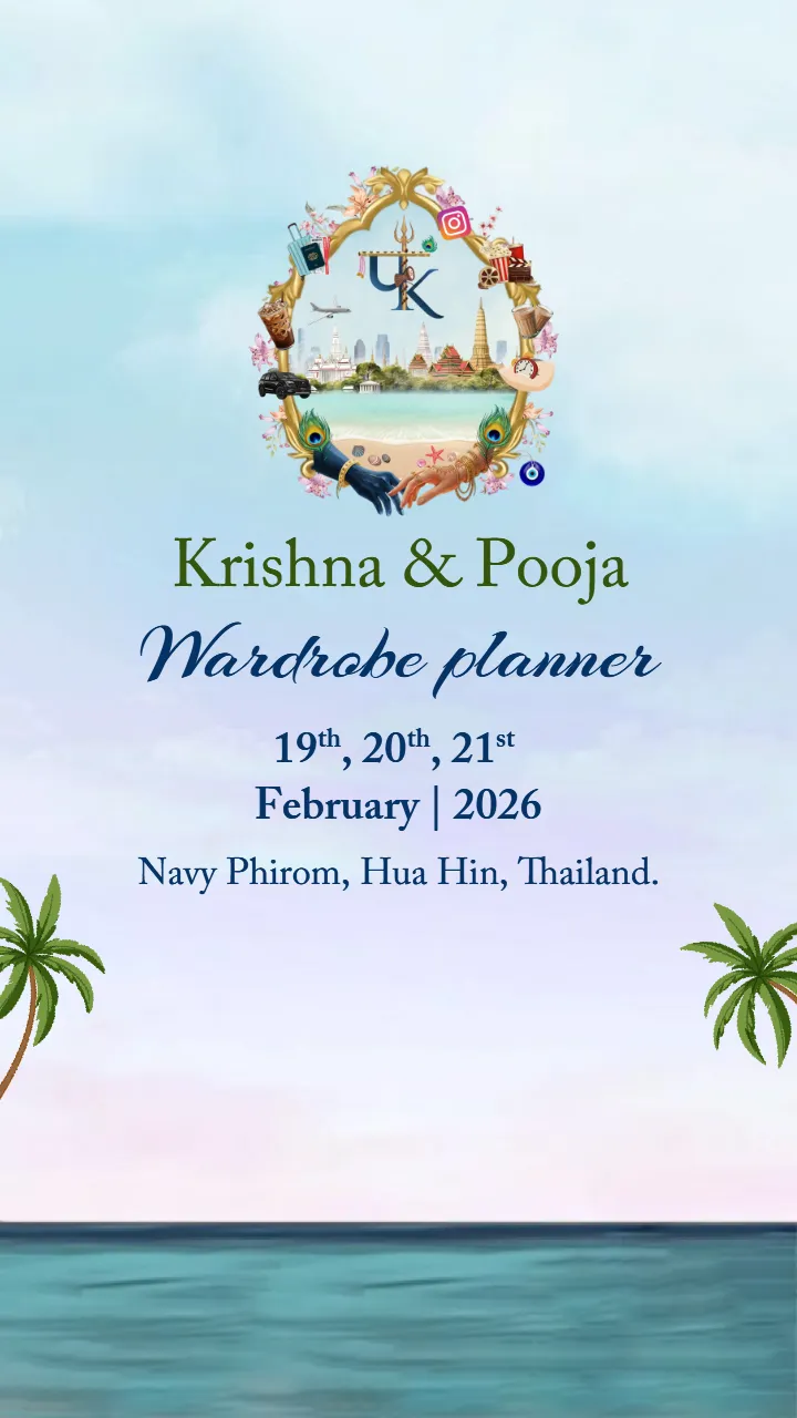 Wardrobe Planner Video for Indian Wedding Functions