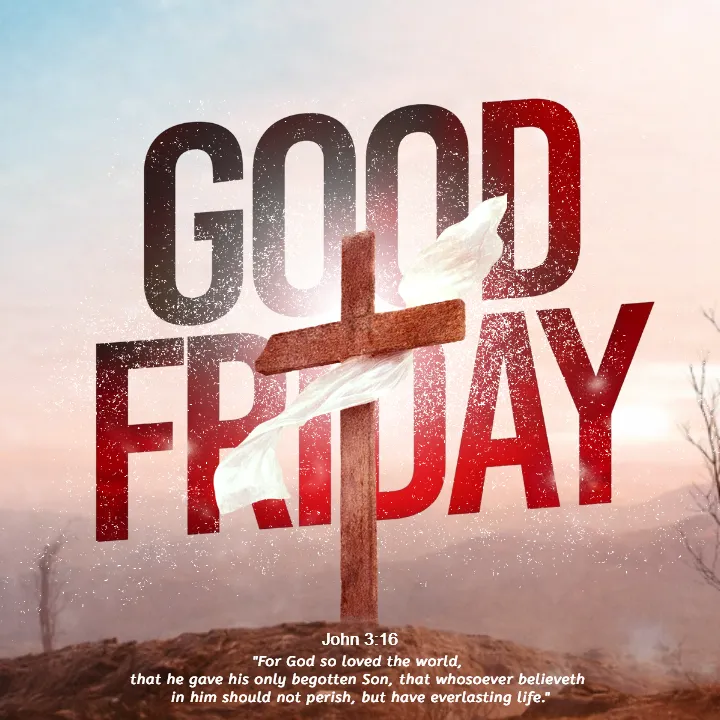 Good Friday Images in English with Bible Verses