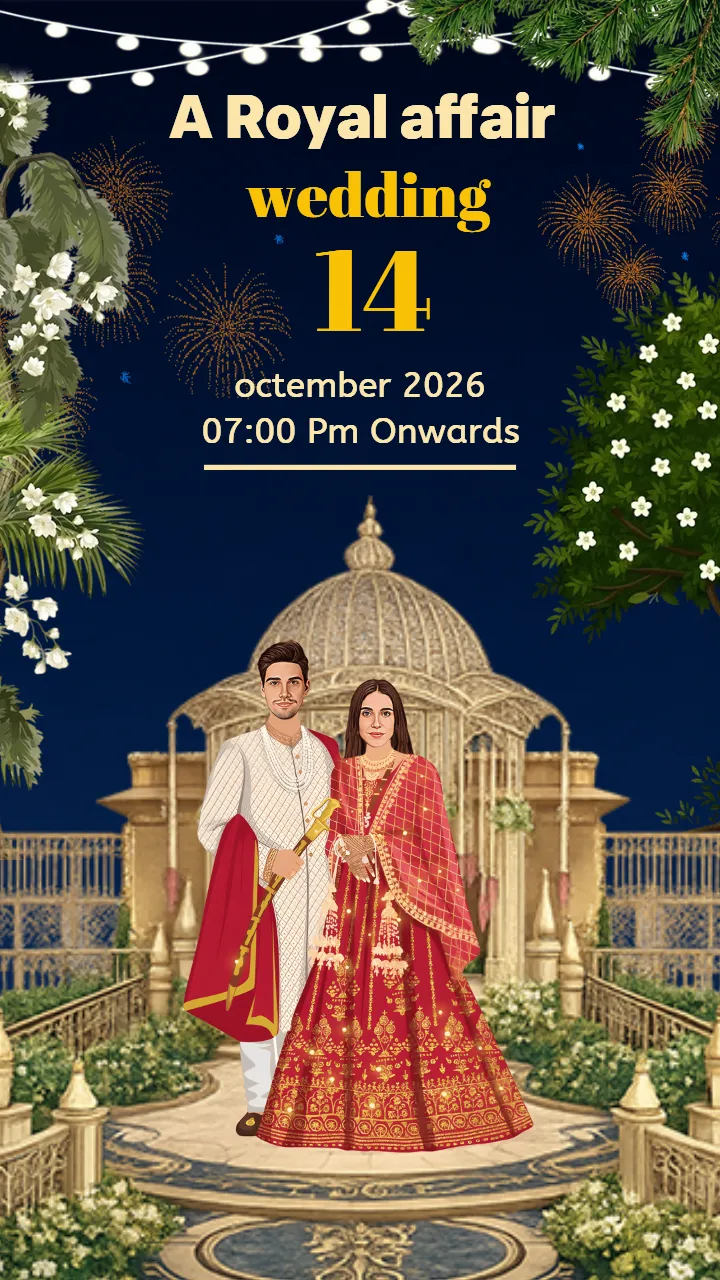 Wedding Invitation Video Customizable Online For Everyone