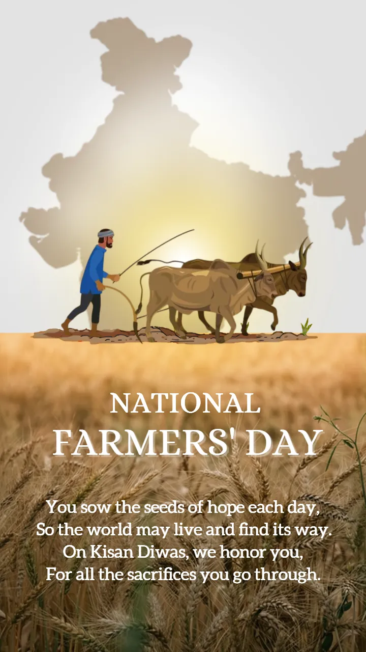4K and HD National farmers day Status Video in English