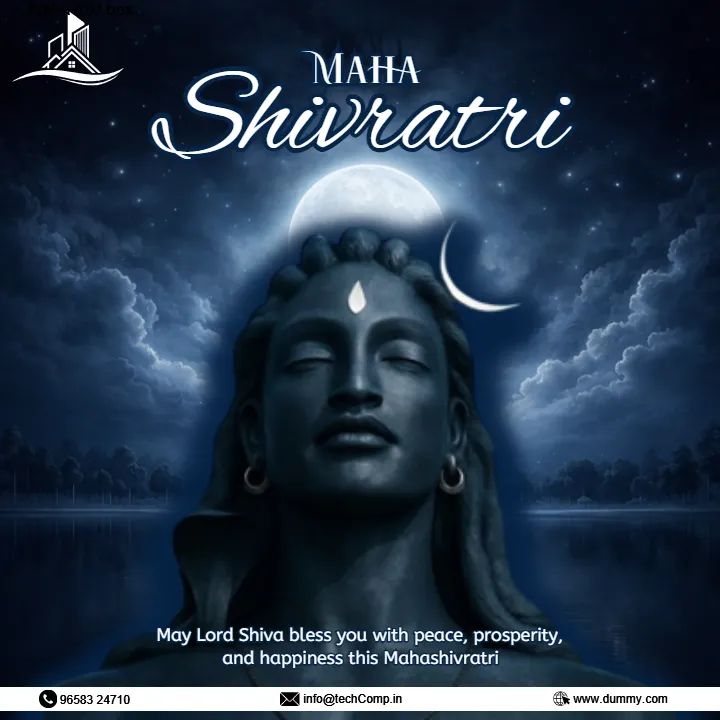 Happy Mahashivratri Branding Post in English 2026 online