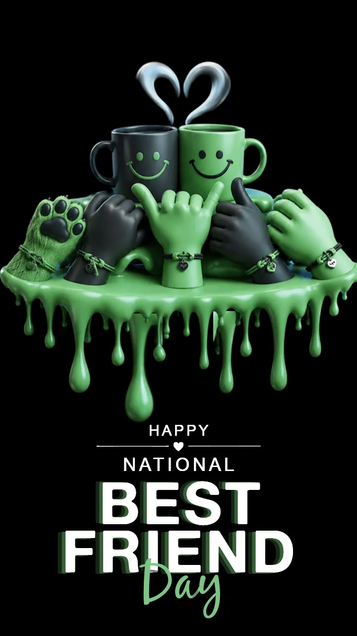 Create Happy National Best Friend Day Picture Online Easily