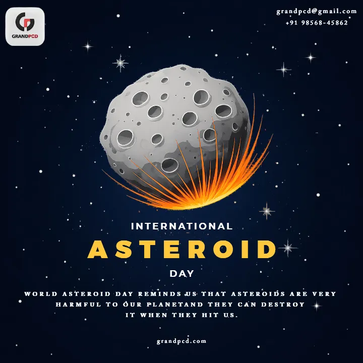 International Asteroid Day Branding Post Trending Ideas