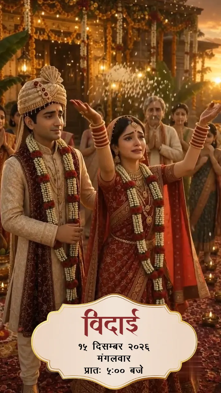 3D Bihari Wedding Invitation Video with Traditional Rituals