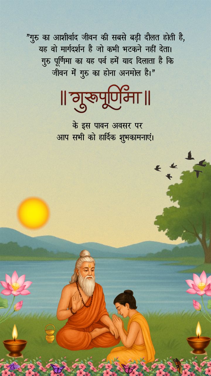 Status For Guru Purnima In Hindi For Free For 10 July 2025
